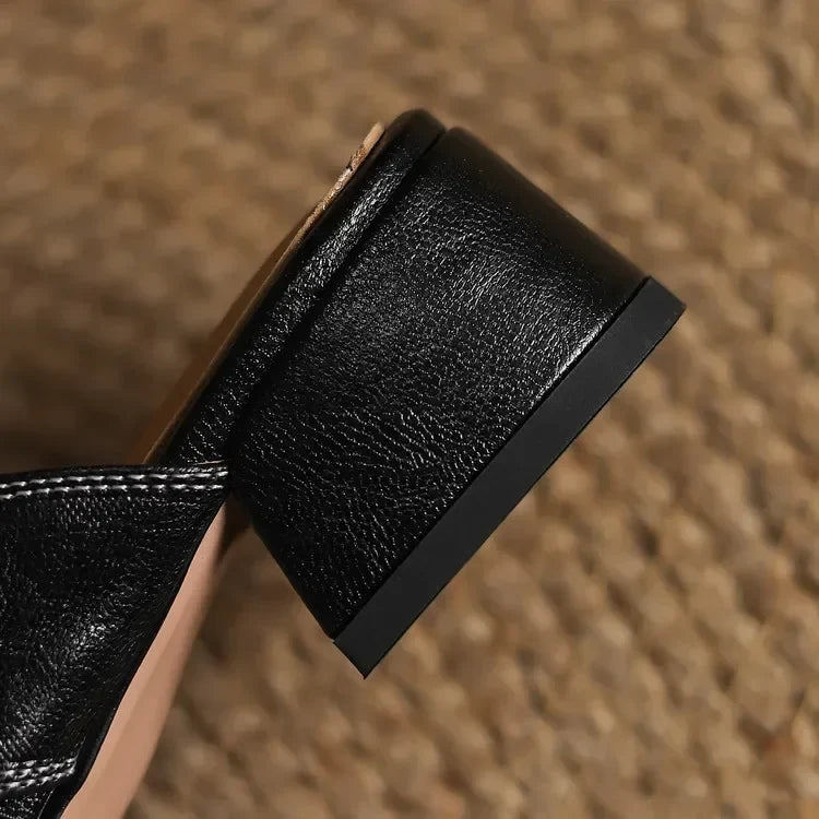Avery | Genuine Leather Mules
