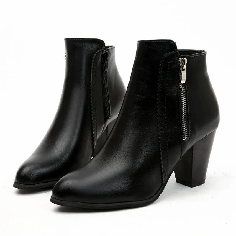 Harper | Block Heel Ankle Boots