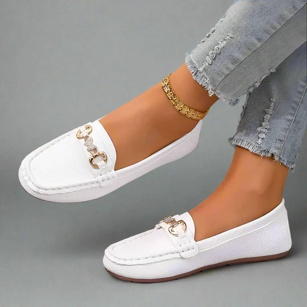 Sorella | Loafers with Cubic Zirconia Accent