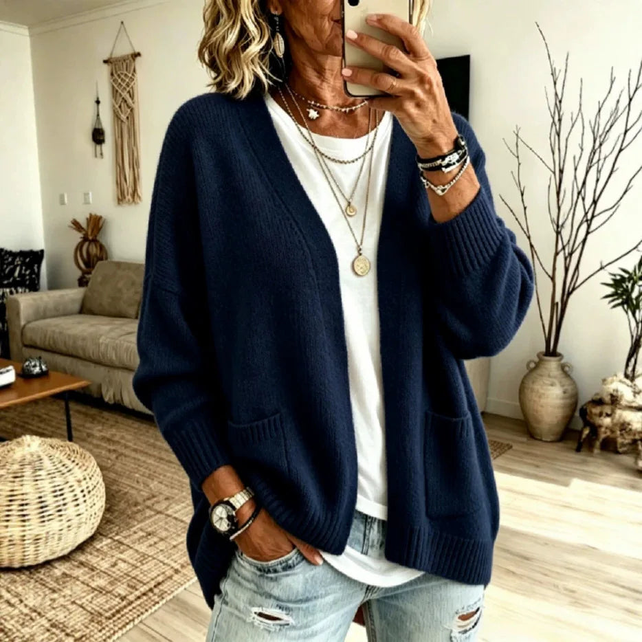 Priscilla | Cozy Open-Front Cardigan