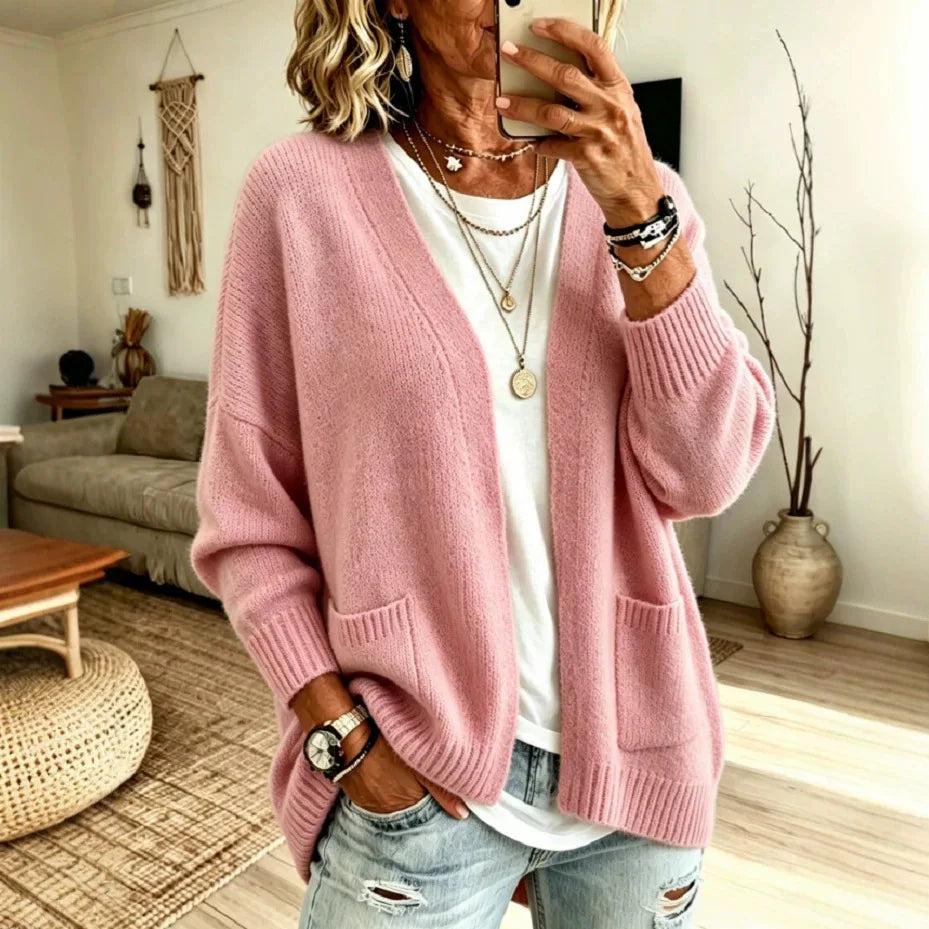 Priscilla | Cozy Open-Front Cardigan