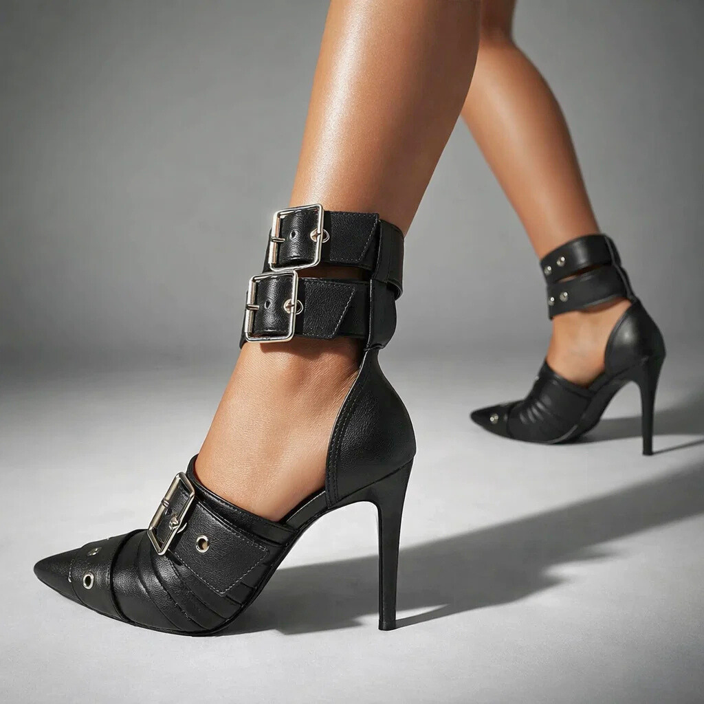 Ravyn | Buckle Strap Heels