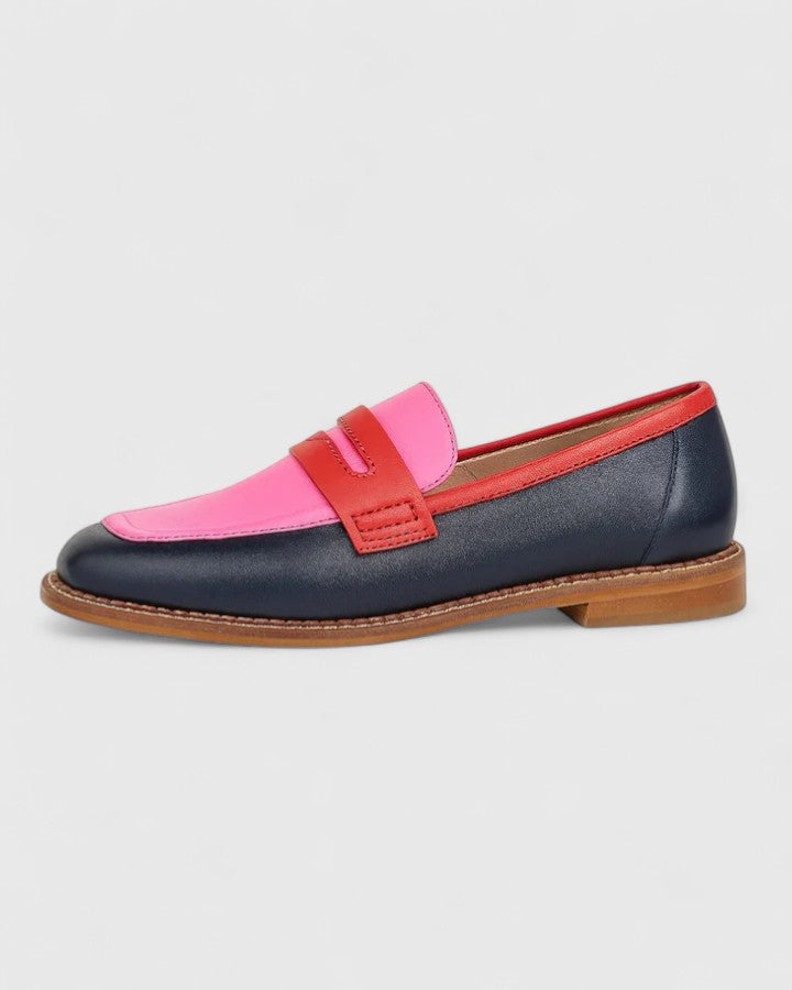 Martha | Multicolor Pattern Loafers