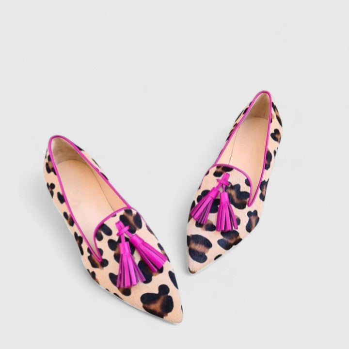 Lydia | Loafers in Pink and Gold