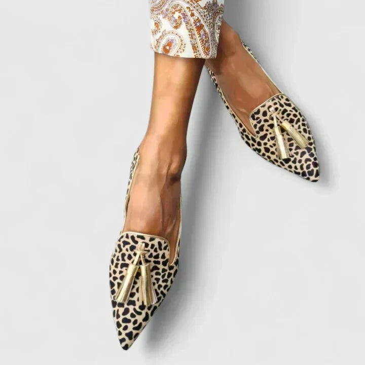 Lydia | Loafers in Pink and Gold