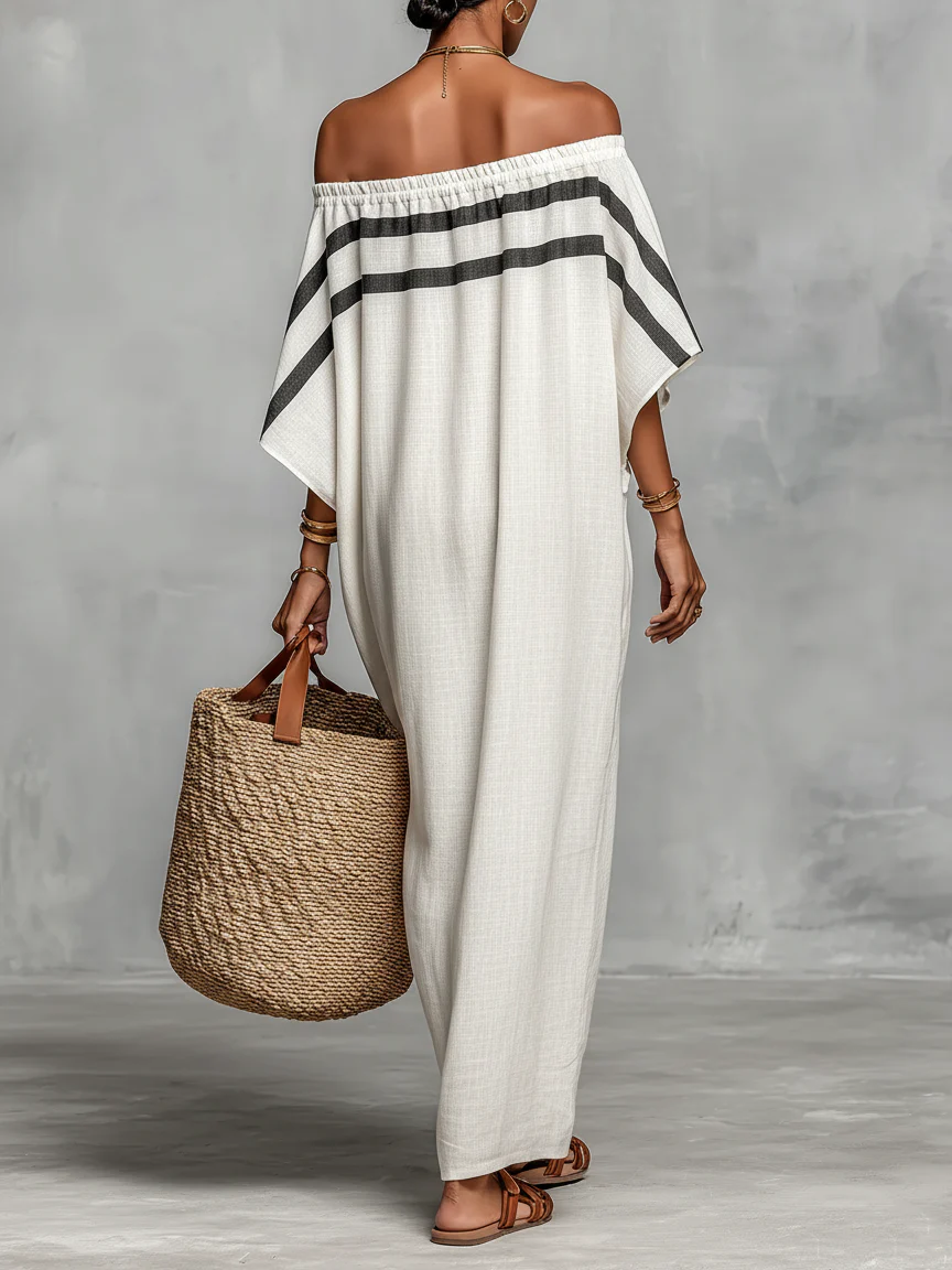 Agnes | Off-the-Shoulder Maxi Dress