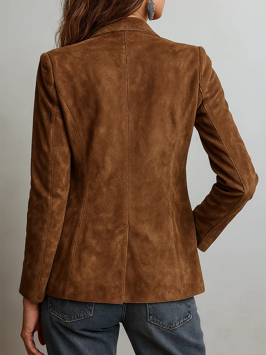 Amelia | Vintage Brown Blazer