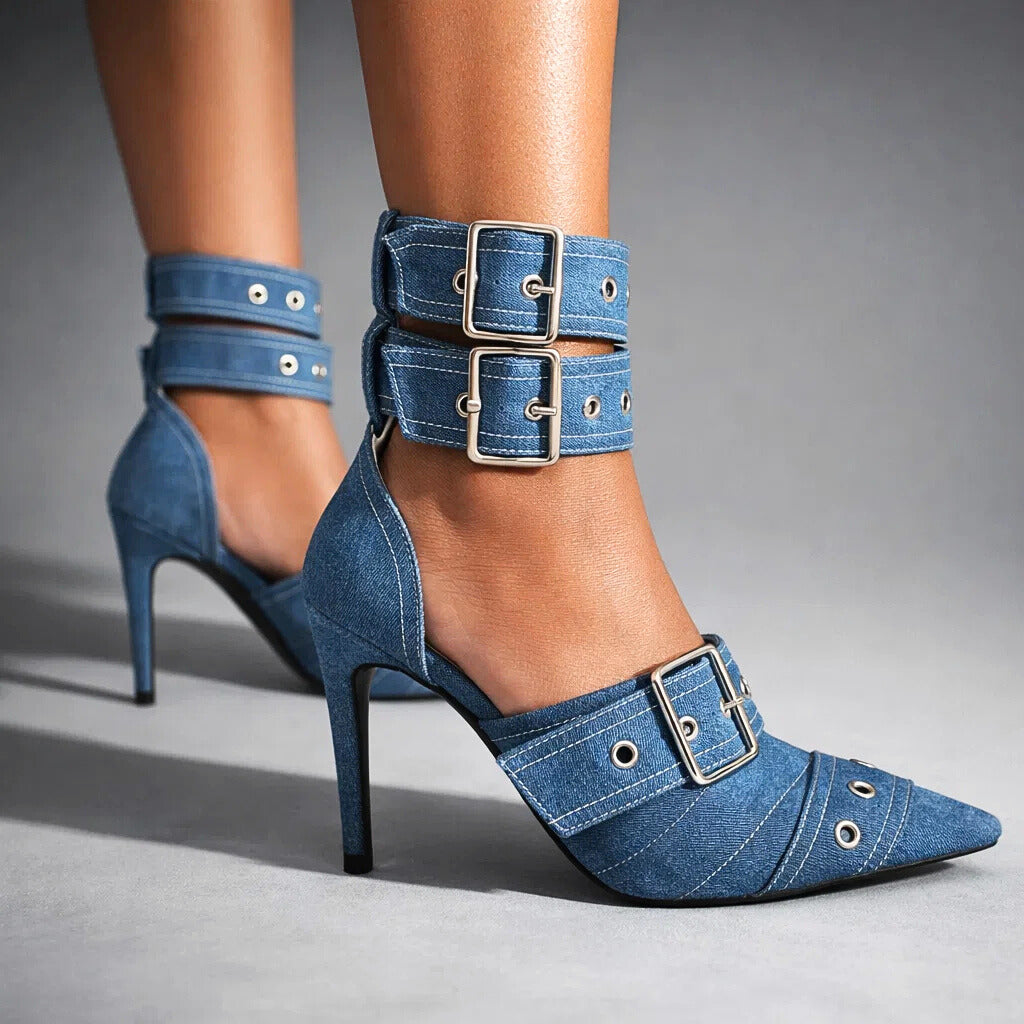 Ravyn | Buckle Strap Heels