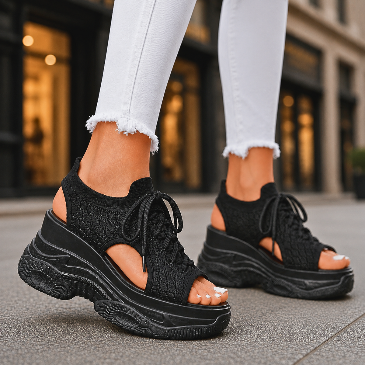 Mila | Sporty Platform Sandals