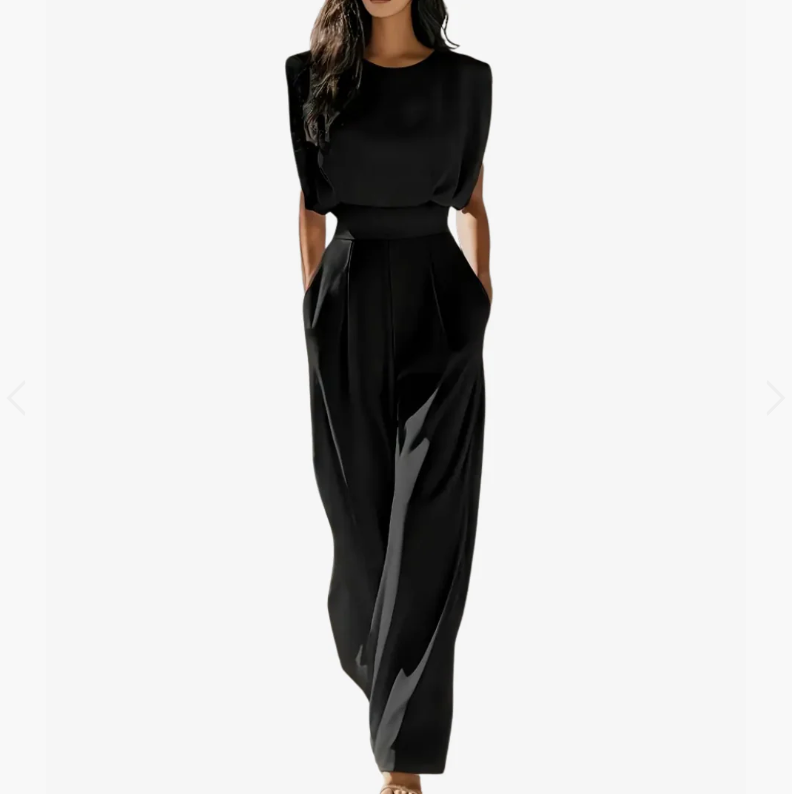 Dominique | Defined-Waist Jumpsuit