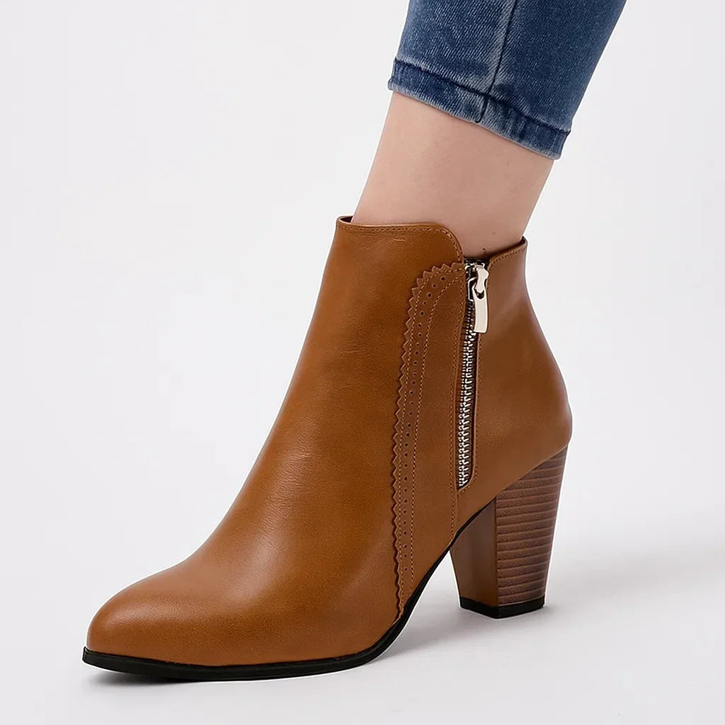 Harper | Block Heel Ankle Boots
