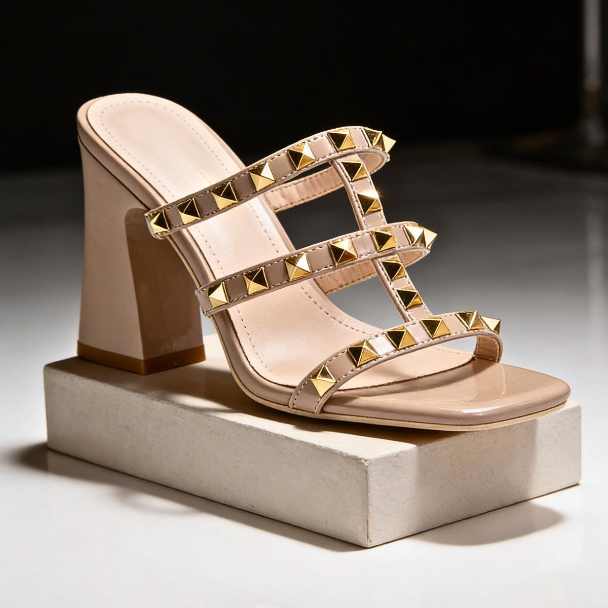 Marcella | Aster Block Heels
