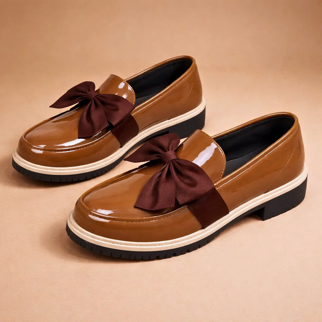 Vivienne | Bow Loafers