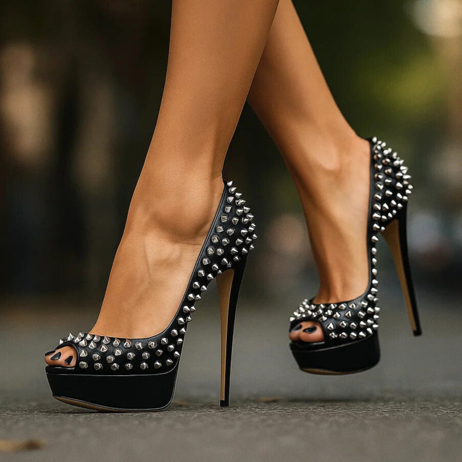 Rena | Studded Heels