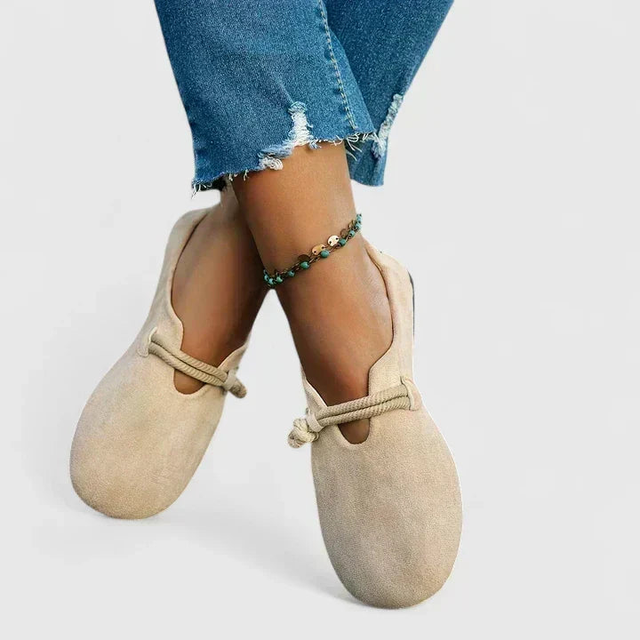 Marion | Loafers in Beige and Black