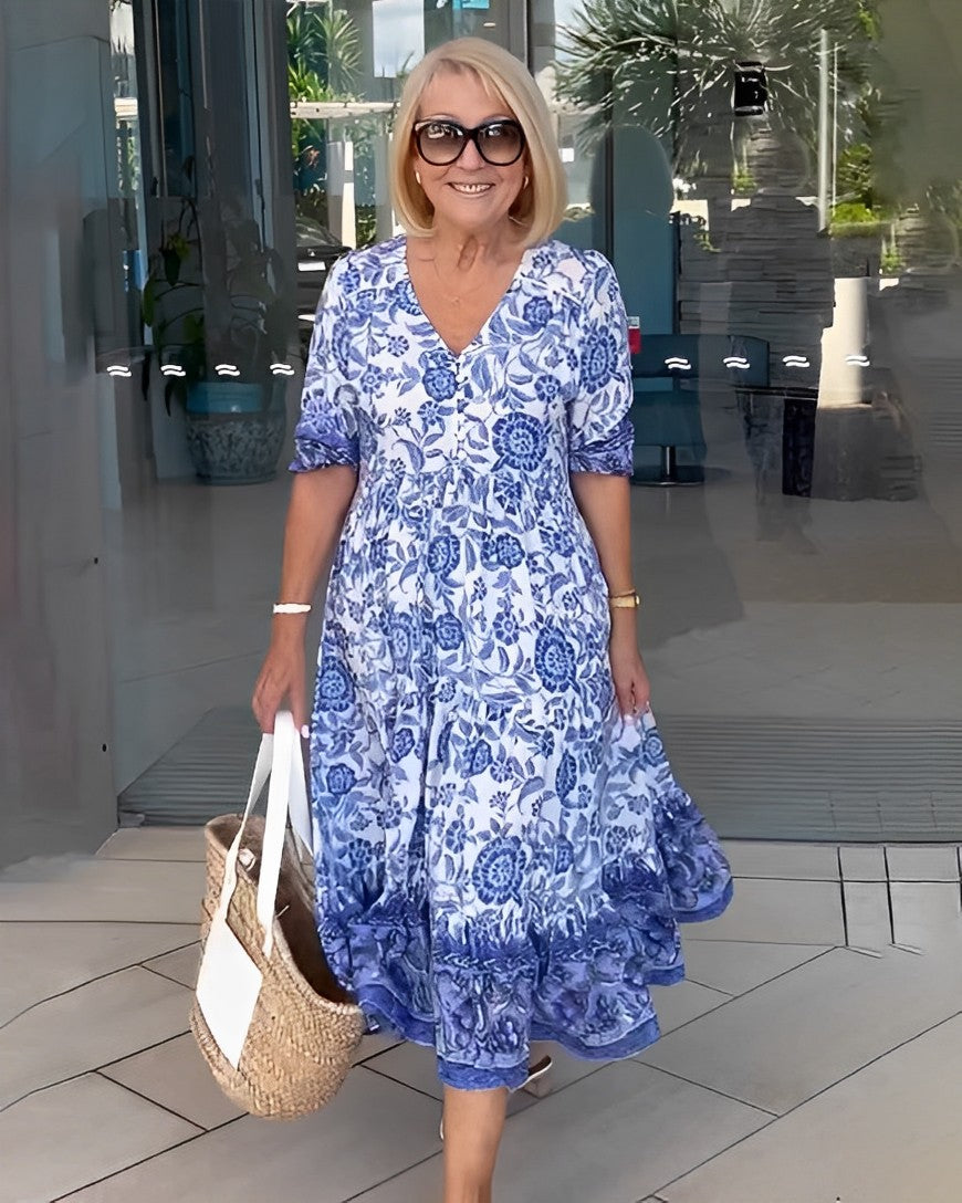 Hannah | Floral Dress in a Full Size Range