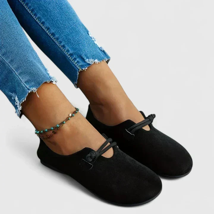 Marion | Loafers in Beige and Black