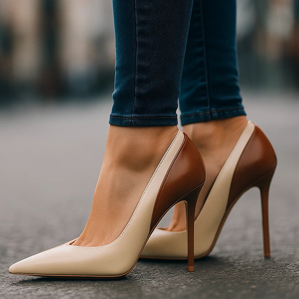 Celeste | Two-Tone Heels