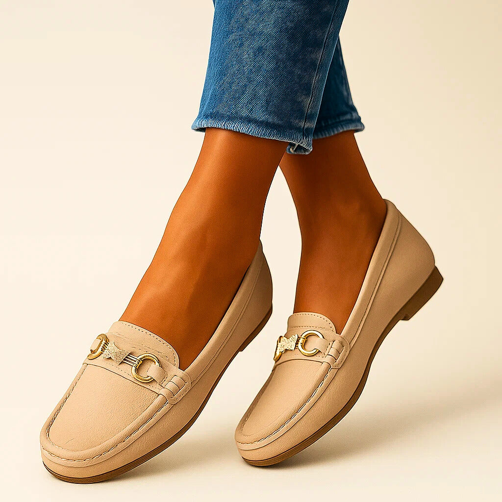 Sorella | Loafers with Cubic Zirconia Accent