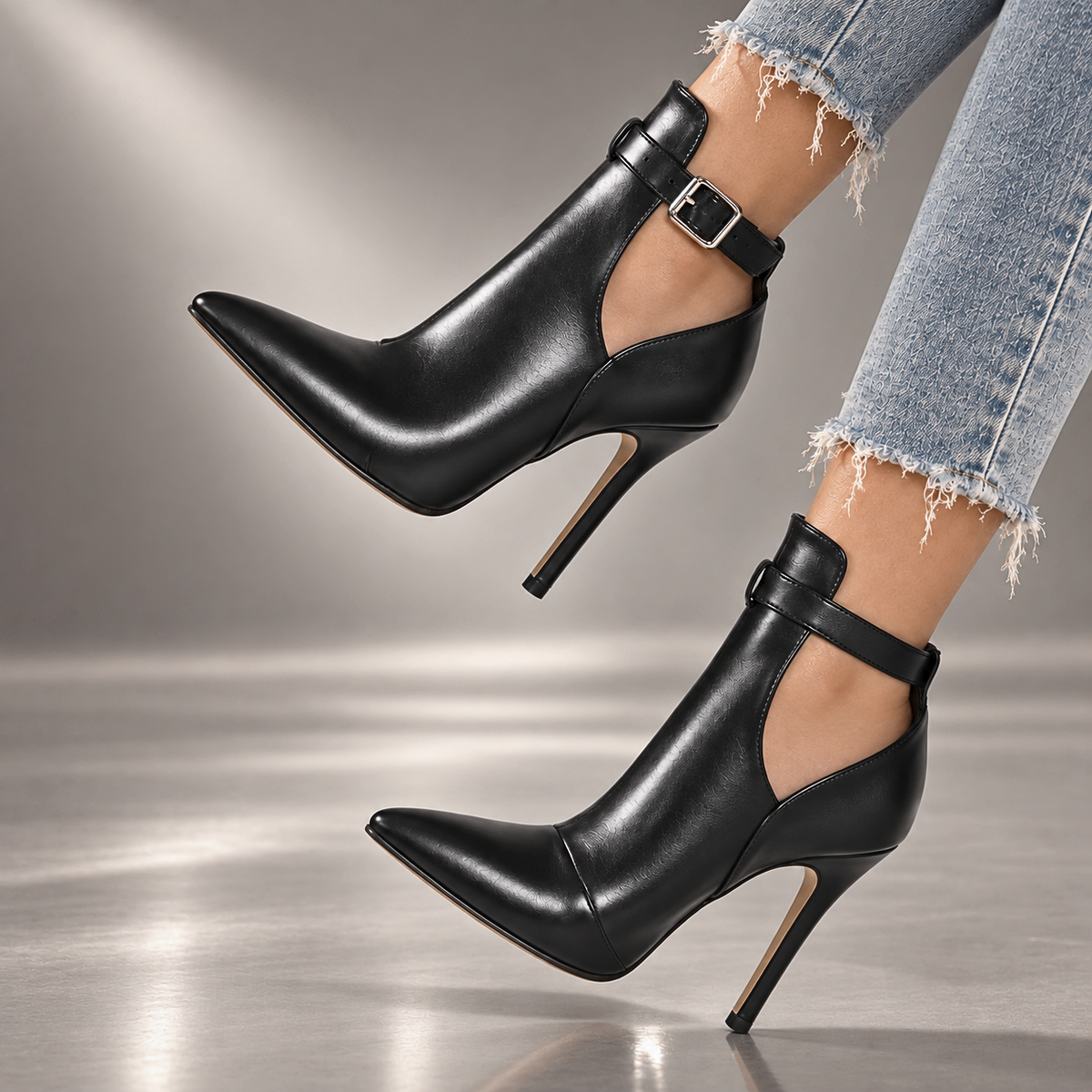 Savannah | Faux Leather Stiletto Heels