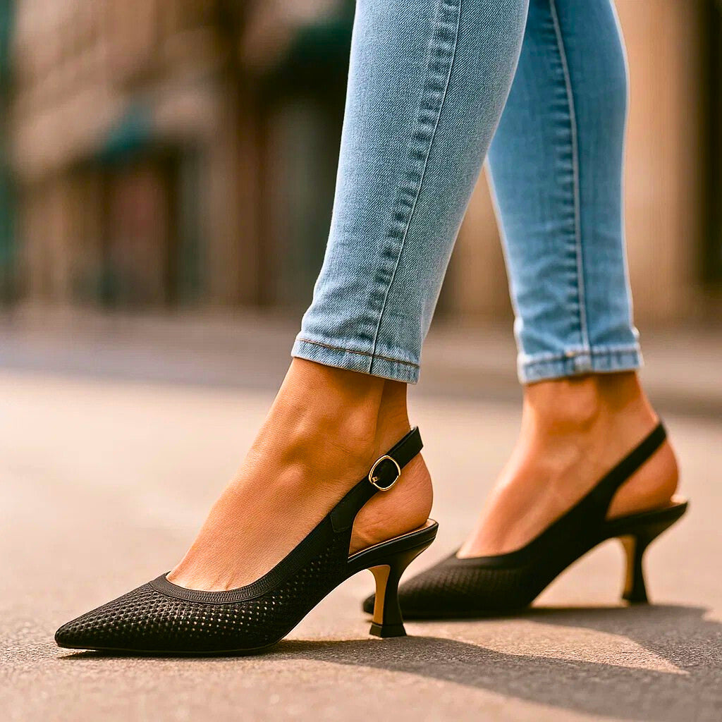Avelina | Mesh Heels