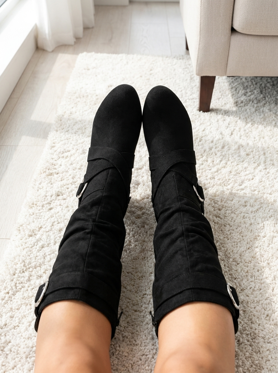 Brielle | Buckled Stiletto Boots