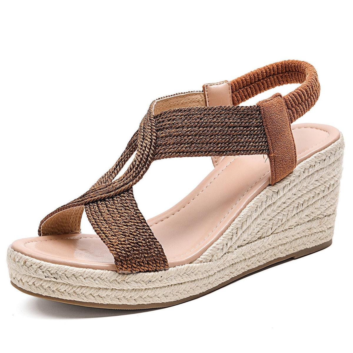 Rose | Woven Summer Wedges